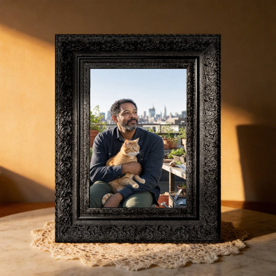 8" x 10" Black 1PC Home Decor Picture Frame for Wall and Tabletop Display