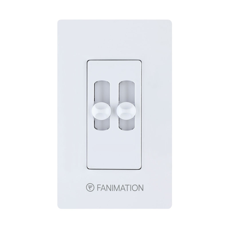 Starboard L 52 Inch Indoor/Outdoor Marine Grade Ceiling Fan with LED CCT Select Light Kit and Remote Control - Black with Brushed Nickel blades