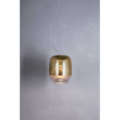 Gong 1 - Light Chrome Single Pendant