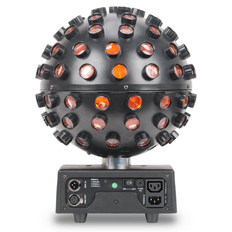 Black and Purple LED Disco Ball Light Fixture Set