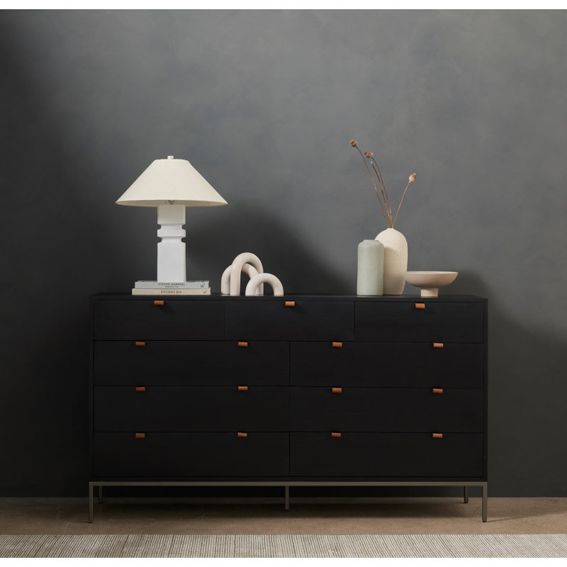Trey 9 - Drawer Dresser, Dove Poplar