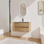 Meuble-lavabo mural 36 po avec lavabo en céramique-704361455