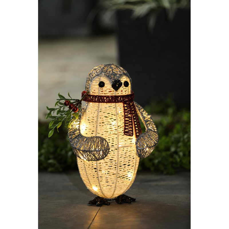 Figurine lumineuse pingouin