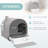 Plastic Litter Box Enclosure with Scoop-99261230