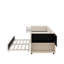 Lit simple tapissier avec rangement, lit gigogne et ports de chargement USB-1710092172