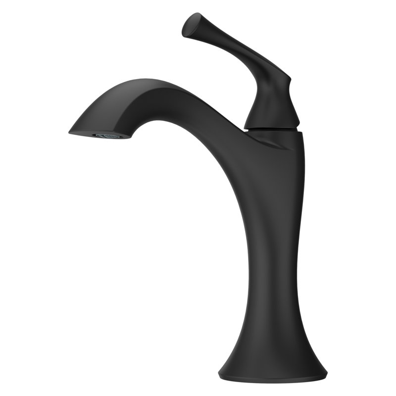 Rhen Single Control 4 in Centerset Lavatory Faucet , Matte Black
