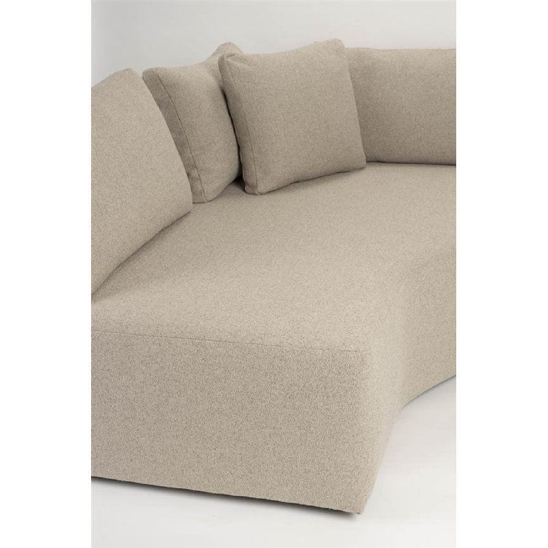 Canapé Prosper à gauche, Beige