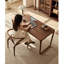 Bureau en bois massif de style nordique à lumière de luxe-1370493510