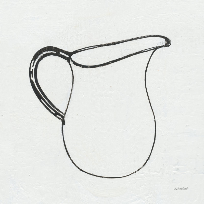 Retro Pitcher by Kathrine Lovell - Wrapped Canvas Print, 76cm H x 76cm W