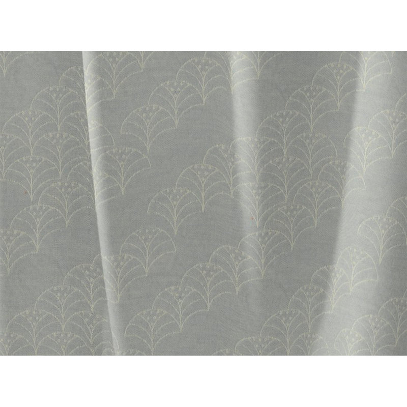 Lizeth Pencil Pleat Opaque Single Curtain, 245cm Width x 145cm Drop, Light grey