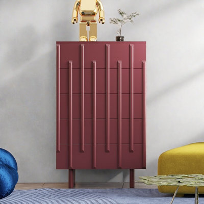 Modern Five-Drawer Storage Cabinet Accent Chest