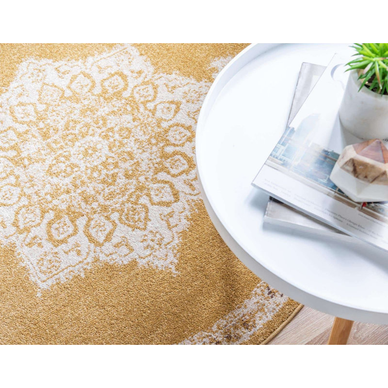 Ulla Oriental Indoor Rug, Round 8'