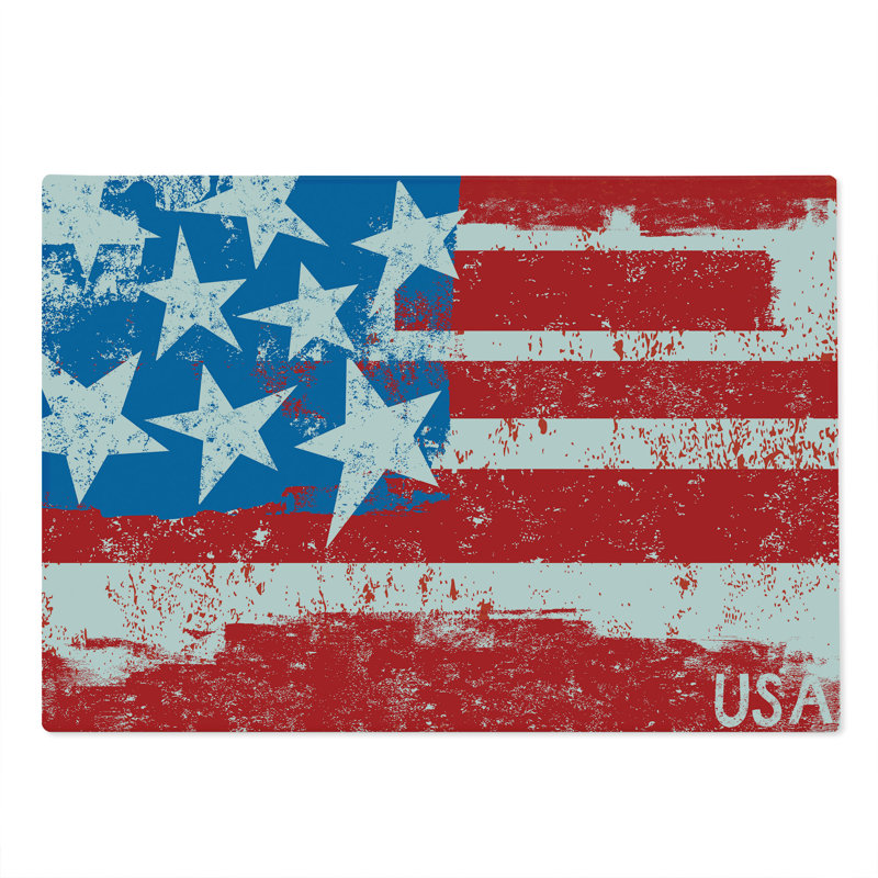 Planche à découper drapeau américain Ambesonne