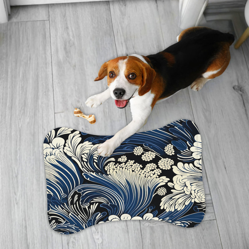 Noble Blossoms - Tapis d'alimentation en os 1 pièce