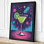 Cocktail Celebration Modern 1 Piece Wrapped Canvas Wall Art-2119678948-2119678958
