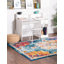 Tapis oriental bleu / rouge-152160654