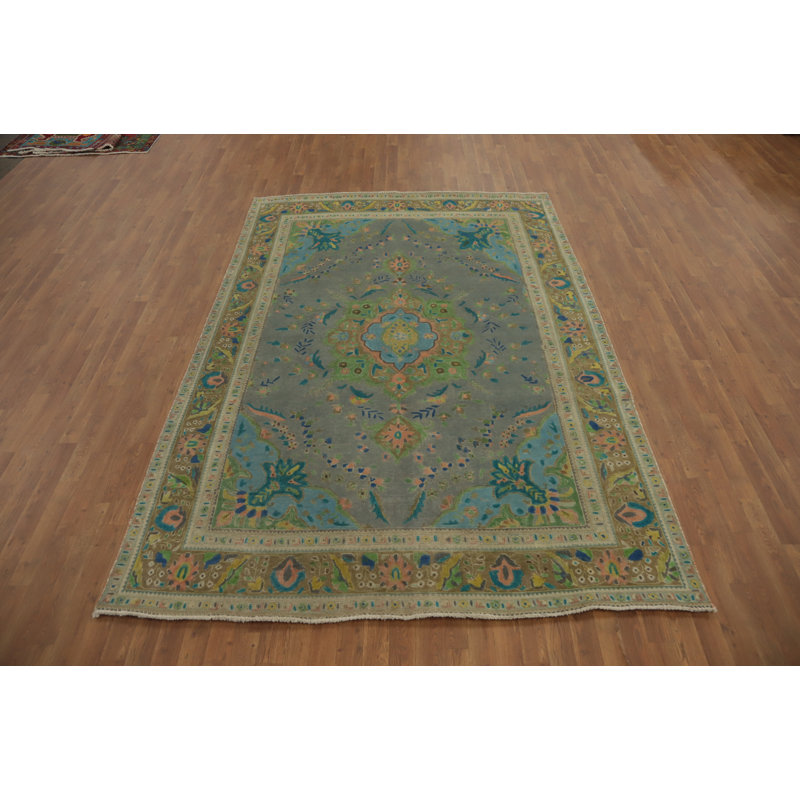 Tapis traditionnel en laine fabriqué à la main 7 x 10