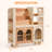 Kids’ All-in-One Wooden Storage Bookshelf with Toy Organizer & Hooks, Kids Bookcase, Storage Book Rack-704149361