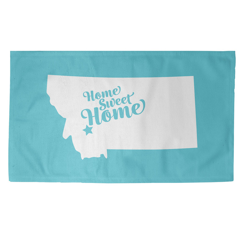 Tapis butte blue area home, Rectangle 3 pi x 5 pi