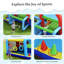 Jeu gonflable 14 'x 10' avec glissade