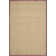 Debroh Natural / Red Fiber Seagrass Solid Color Rug