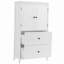 Armoire de rangement pour salle de bain avec deux portes et tiroirs-455503239