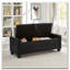 Banc de rangement en similicuir