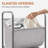 120 Liters Vertical Rolling Laundry Hamper, 3 Section Laundry Sorter With Wheels And 2 Breaks, 3-Tier Laundry Baskets For Small Space, Dorm, Laundry Room, Closet, Bathroom