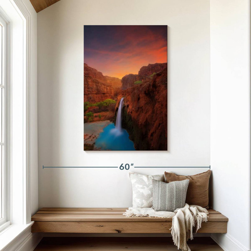 Image parfaite des chutes de Havasu, H 45 po x l 30 po