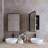 20X30 Inch Recessed Black Metal Framed Medicine Cabinet With Mirror And Adjustable Shelves Black Wall Mirror With Storage For Bathroom-967356892