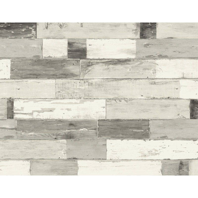 Papier peint Seabrook Designs Baby & Driftwood, Gris