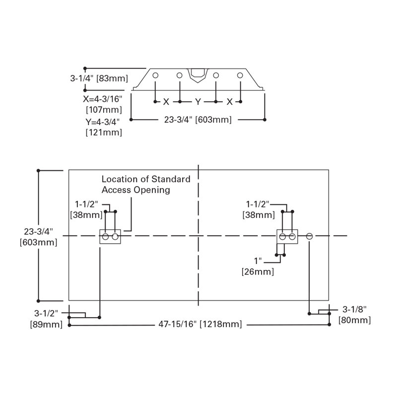 Rectangle Troffer Ceiling Light