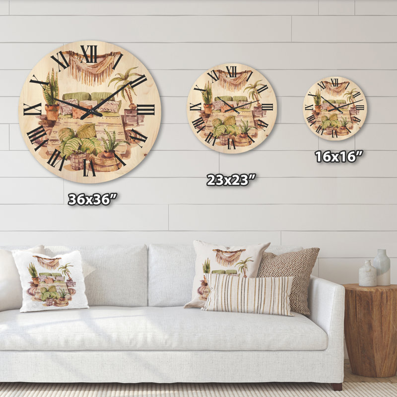 Horloge murale d'intérieur, Grand