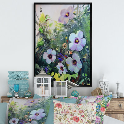 Bouquet de fleurs blanches - reproduction d'art sur toile