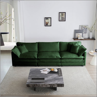 U-Shaped Sectional Sofa Withreversible Footrest