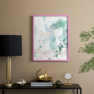 Reproduction encadrée «Arctic Blossoms II» - bois massif
