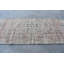 Tapis beige rétro en laine patchwork de 42,5 x 104,7 pouces