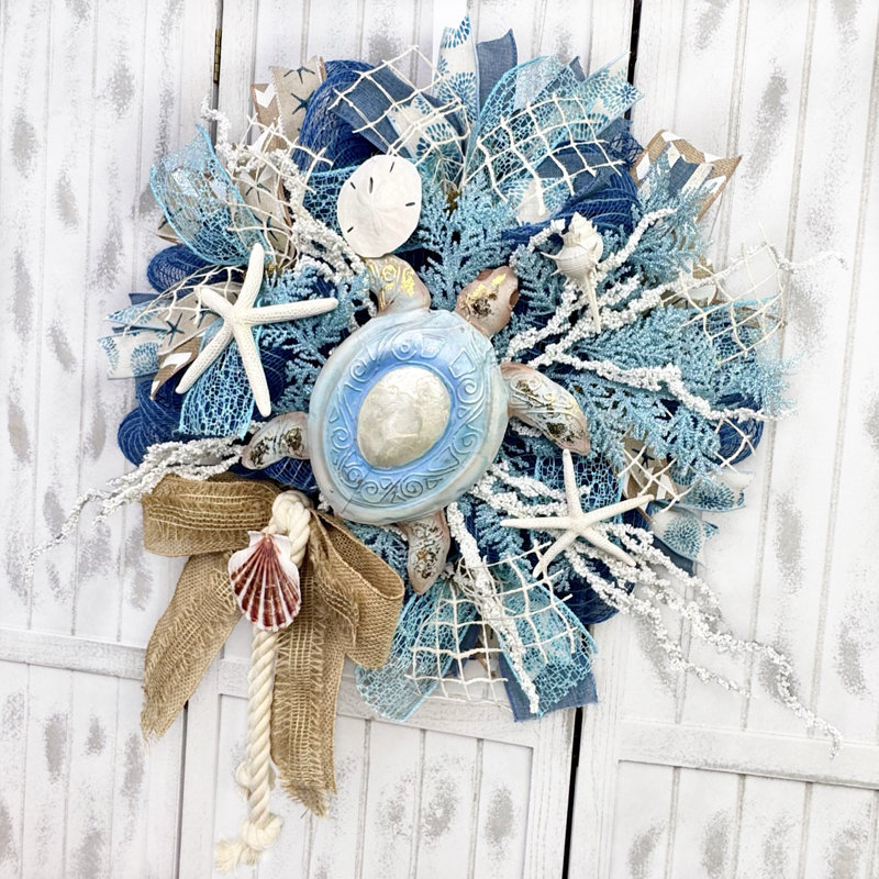 Handcrafted Burlap 16'' Wreath