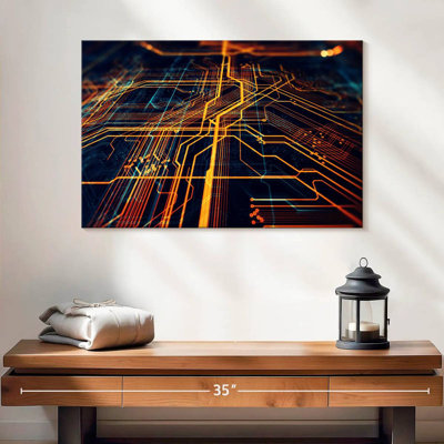 Keiri Futuristic Circuit Board