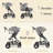 Convertible Baby Stroller, Folding High Landscape Infant Carriage, Adjustable Canopy, Diaper Bag, Anti-Shock-116818972