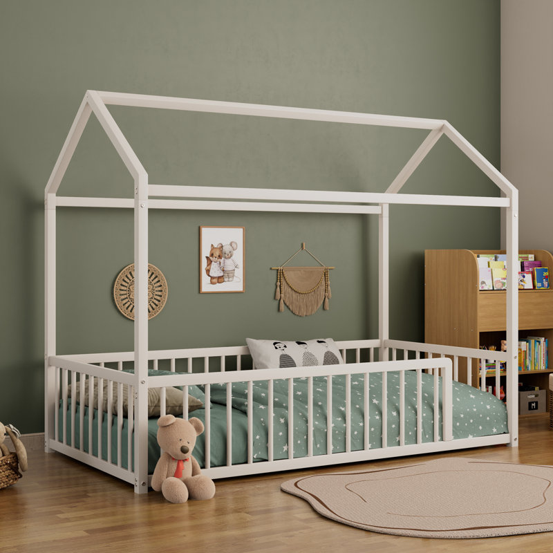 Structure de lit Montessori, Simple, Blanc
