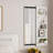 Wall Mounted Full Length Mirror, Full Body Mirror With Shelf, Full Body Mirror With Hook Wall Mounted Mirror With Multifunctional Design Panel, Bedroom/Living Room/Entrance White(47.6*15.7In)-2141341317