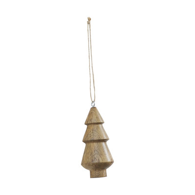 Three-Tiered Hand Turned Tree 4.5x2x2 Set of 6