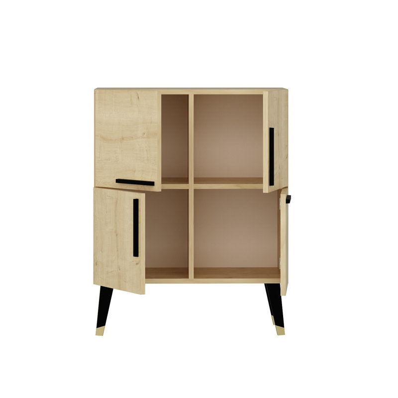 Swerting 70 cm W Console Table, Natural