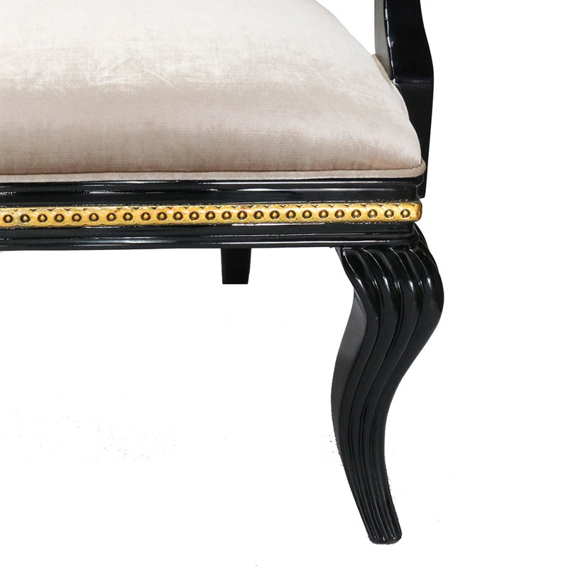 Fauteuil en velours de 24 po Kerriann