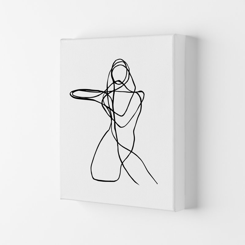 Tangled Lines Female4 by Planeta444 - Print, No Framed, 42cm H x 30cm W x 1cm D