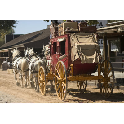 Old Western Stagecoach by Gchutka