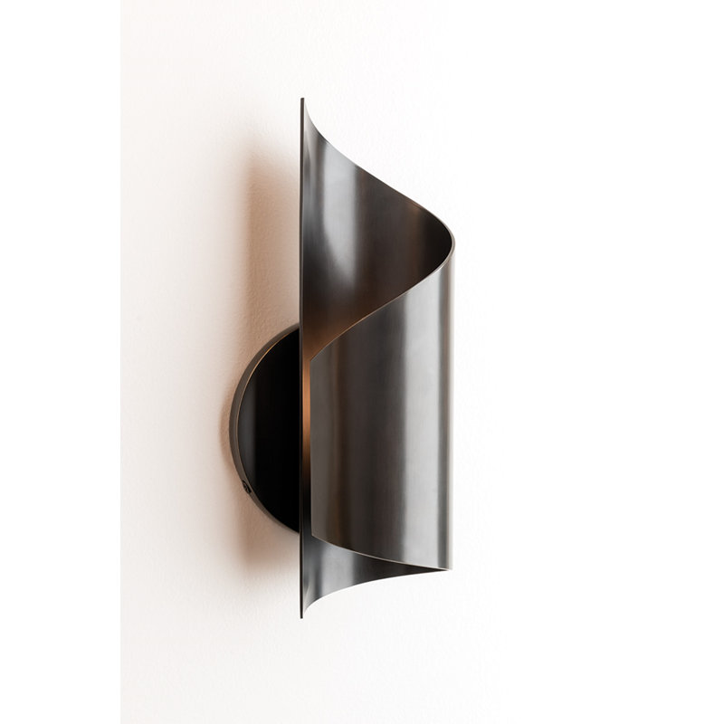 Evie 1 Light Wall Sconce, Old Bronze