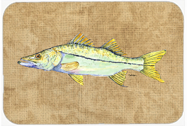 Caroline's Treasures Snook Glass Cutting Board
