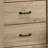 22"W Light Oak 2-Drawer Nightstand, Bedside Table with USB Charging Ports-626349621